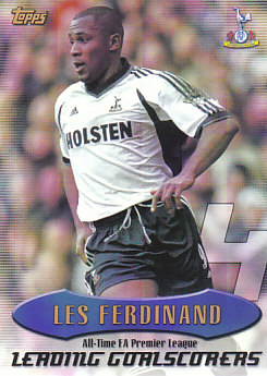 Les Ferdinand Tottenham Hotspur 2003 Topps Premier Gold All/Time Record #AT09